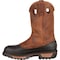 Georgia Boot Men's Waterproof Wellington, 9 M, Steel Toe, 11 in H, Brown, G5594 G5594 - alternate 6